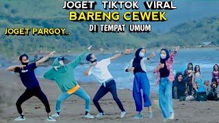 JOGET TIKTOK VIRAL BARENG CEWEK DI TEMPAT UMUM.. NGAKAK PARAH