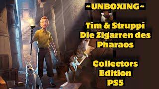 UNBOXING | Tim & Struppi: Die Zigarren des Pharaos - PS5 Collectors Edition