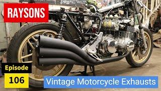 Vintage Motorcycle Exhaust Fabricator UK - Episode 106