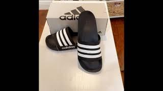 See The BEST ADIDAS Black Slide Shower Sandal Unisex Slide!