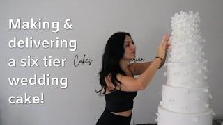 Making and delivering a 6 tier wedding cake!