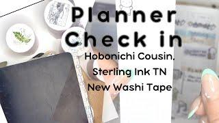 Planner Check In | New Washi | Hobonichi Cousin | Sterling Ink