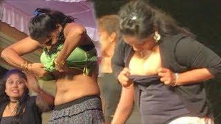 Hot village dance,full open recording dance Telugu, masala recording dance Telugu