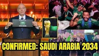 Saudi Arabia Fans Celebrate World Cup 2034 Hosting Confirmation