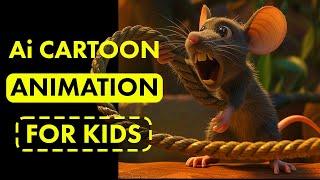 How to Make Ai Cartoon Animation for Kids! - Faceless YouTube Channel
