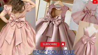 new desing baby frock stitshing 2023| frock kese banaye // frock stitshing 2023|bow& frock stitshing