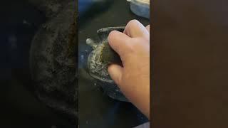 декор горшка, имитация камня