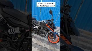 2024 KTM Duke 250 New Blue Color Exhaust Sound #shorts #shortvideo