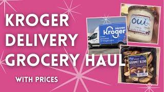 Kroger Grocery Haul with Prices | Ginger Snap Kitchen