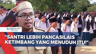 Santri Gelar Upacara Hari Lahir Pancasila