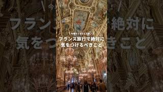 フランス旅行で気をつけるべきことを紹介します #newt #旅行 #海外旅行 #ひとり旅 #フランス