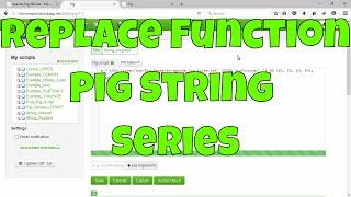 Pig String Series - Replace Function