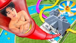 I Built a WATERPARK In My House!