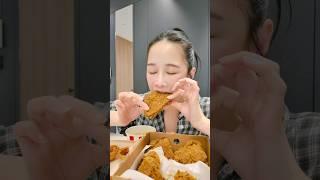 ASMR 炸雞吃播！私藏吃法雞皮壽司！#asmr #mukbang
