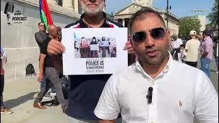 Nisar Baloch at the #London protest for the #Baloch missing persons