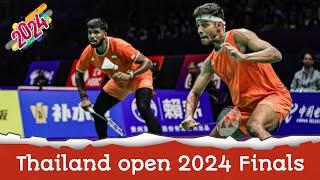 Satwiksairaj Rankireddy/Chirag Shetty vs Chen Bo Yang/Liu Yi I Thailand open 2024 - Finals