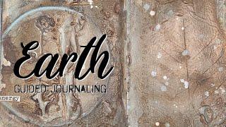 EARTH inspired art journaling | Creative soul searching | Journal on Monday 212