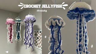 Crochet Big Jellyfish | Beginner Friendly Tutorial | QUICK AND EASY CROCHET #crochet #cutecrochet