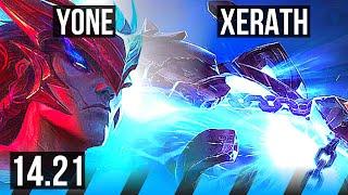 YONE vs XERATH (MID) | KR Master | 14.21