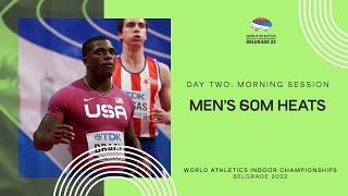 Bracy runs 6.46 to lead 60m heats | World Indoor Championships Belgrade 22