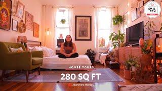 Small Cool Winner: KC's 280 Square Foot Apartment in NYC | House Tours