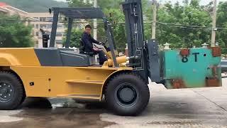 Diesel Forklift 16 Ton Loading 8 Ton