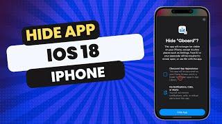 How To Hide An App On iOS 18 in 2024