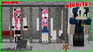 MỀU THỬ THÁCH VƯỢT NGỤC CÙNG CHỊ PANDA TRONG MINECRAFT*MỀU VÀ CHỊ PANDA BỊ REDHOOD BẮT VÀO TÙ