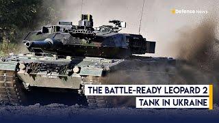 The Fearsome Face of the Battle-Ready Leopard 2 Tank in Ukraine