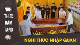 Nghi thức đám tang: Nghi thức nhập quan