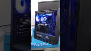 I7 12th generation Pc build || rtx 4060 || #gaming #custompcbuild #budgetpc #shorts