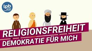 Religionsfreiheit - Demokratie für mich: Werte und Normen in Deutschland Folge 1