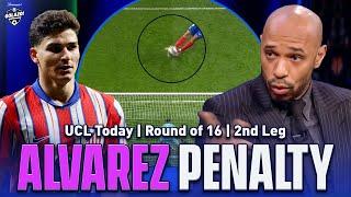 Thierry Henry REACTS to Julián Alvarez's disallowed Penalty | UCL Today |  CBS Sports Golazo