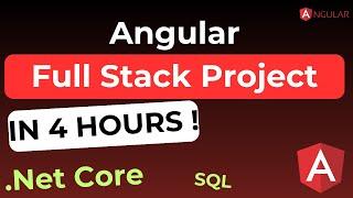 Complete FULL STACK PROJECT | Angular | .Net Core | SQL