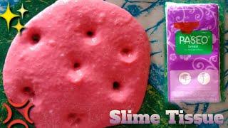 Cara membuat slime dari tissu