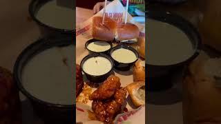 Chilis Ribeye triple dipper & pepperoni pizza #food #chilis #viral