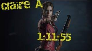 Resident Evil 2 Remake Claire A in 1:11:55