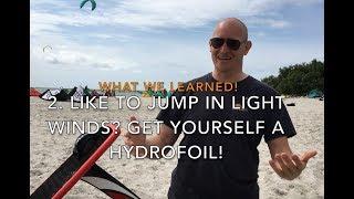 Hydrofoil KITE jump TEST | What kind of foil do I need?