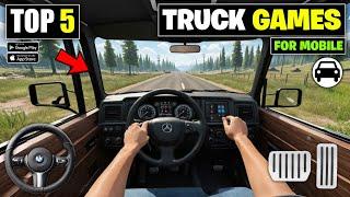 TOP 5 Best Truck Driving Games For Android | Best Truck Games 2025