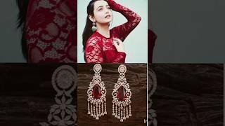 Chahat Panday (krishna) beautiful matching dress with Cute earrings 