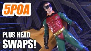 BATMAN FOREVER ROBIN HEAD SWAPS! McFarlane Toys DC Multiverse Action Figure Review