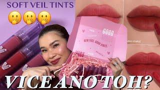 SOBRANG TRANSFER PROOF | NEW VICE COSMETICS SOFT VEIL TINT | REVIEW + COMPLETE SWATCH | JEN DE LEON