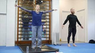 Upper body mobilising/limbering sequence