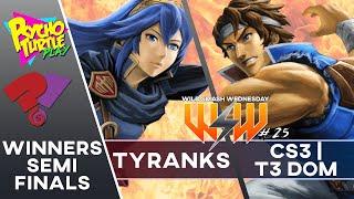 Wild Smash Wednesday #25 - Tyranks vs. CS3 | T3 Dom / Winners Semis