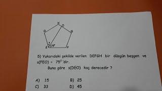 5.sınıf çokgenler soru çözümleri -1- @Bulbulogretmen  #matematik #çokgenler #soru #çözüm