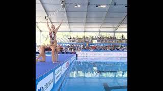 Bregje DE BROUWER vs Marloes STEENBEEK (NED) | Women's Artistic Swimming Final #shorts