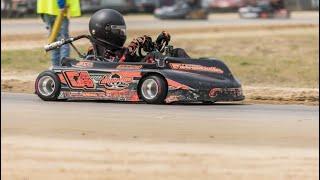 trying to find speed all day at US 13 Kart Club’s first points race!