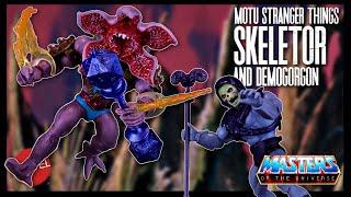 Mattel Masters of the Universe Origins Stranger Things Skeletor and Demogorgon | @TheReviewSpot