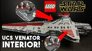 I Built An INTERIOR For The LEGO STAR WARS UCS VENATOR! (Minifg Scale Mod)