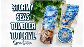 Stormy Seas Tumbler Tutorial